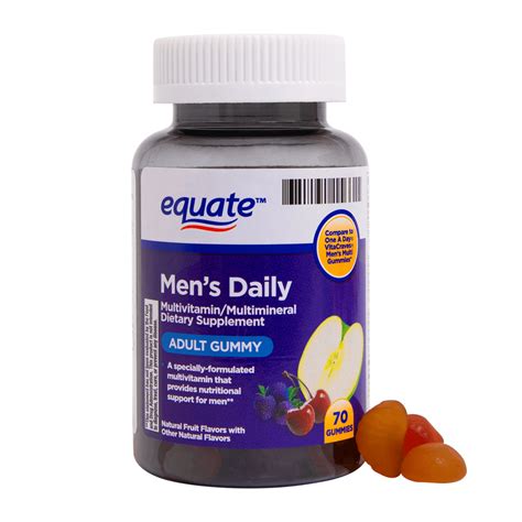 Equate Once Daily Mens Multivitamin Gummies 70 Ct