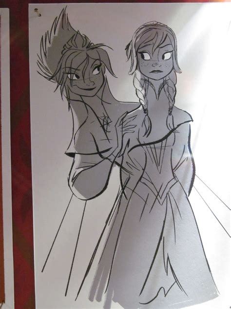 Frozen Photo Anna And Elsa Concept Art Disney Concept