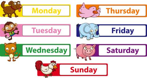 Best Day Of The Week Illustrations Royalty Free Vector