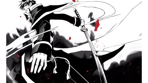 Swordsman Anime Wallpaper Cool Black And White Anime 3840x2160 Download Hd Wallpaper