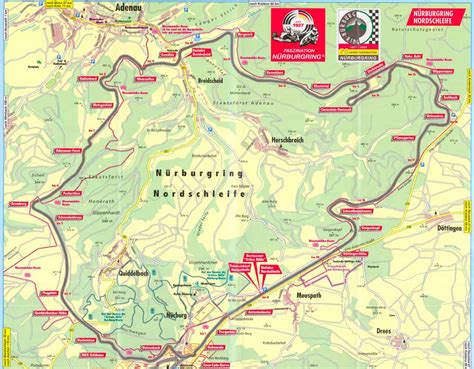 Fastest Nurburgring Times Nurburgring Map Romans International
