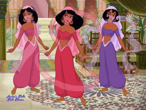 harem girls from aladdin by lupinehills on deviantart