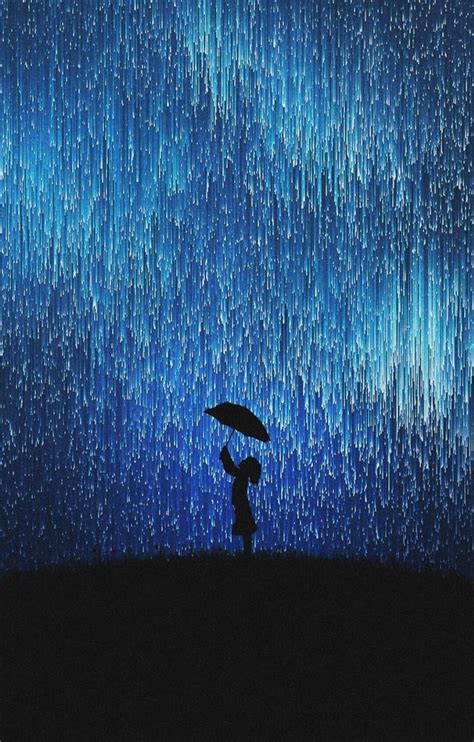 1 𝕮𝖆𝖒𝖎𝖑𝖑𝖆 Bluesaphire5 Twitter Painting Wallpaper Rain