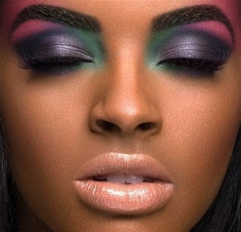 The Eyes Have It Dramatic Makeup Black Women Makeup Makeup For Black Women