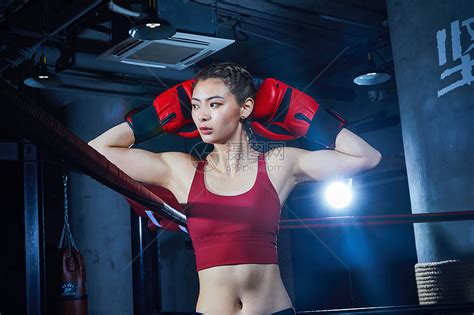 女性拳击运动员高清图片下载 正版图片501263820 摄图网