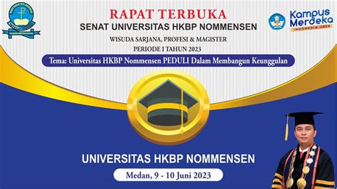 Rapat Terbuka Senat Uhn Wisuda Ahli Madya Sarjana Profesi Dan