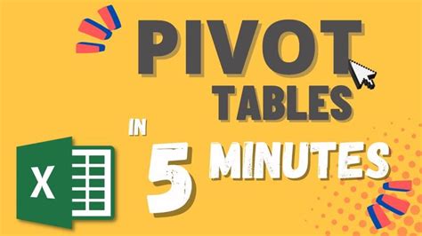 Excel Pivot Tables Explained In 5 Minutes Step By Step YouTube In