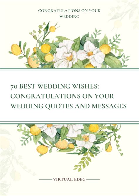 Best Wedding Wishes Congratulations On Your Wedding Quotes And