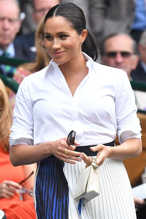 Meghan Markle Outfit At Wimbledon 2019 Popsugar Fashion Uk Photo 7