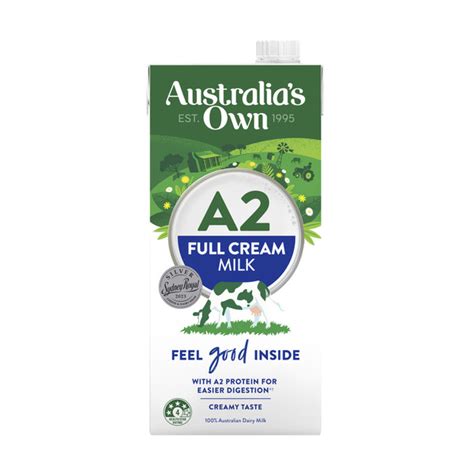 Buy Australias Own A2 Protein Full Cream Milk 1l Coles