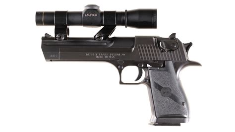Magnum Research Desert Eagle Semi Automatic Pistol With Scope