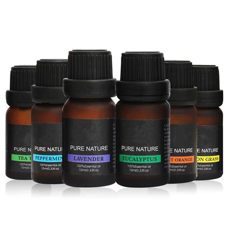 Natural Essential Oils Set 100 Pure Essential Oil T Set 10 Ml Aromatherapy T Set 10