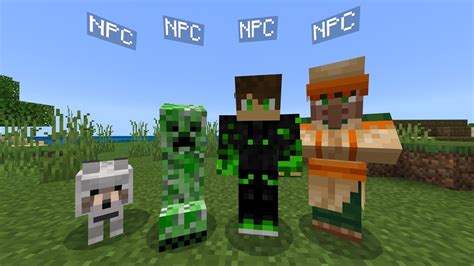 Minecraft Bedrock Npc Expansion New Npc Skins Youtube