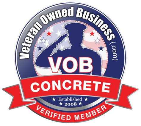 Veteran Owned Concrete Business Member Badges and Logos ⋆ Veteran Owned Businesses News - VOBeacon