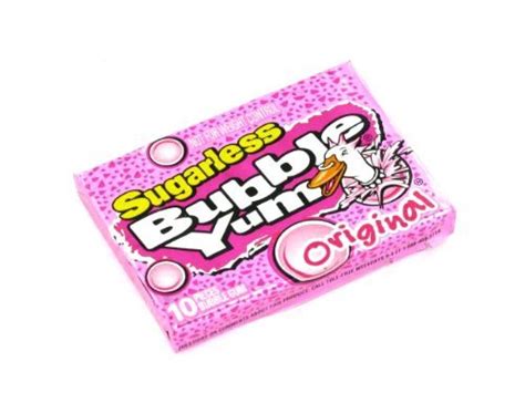 Sugarless Bubble Yum Original Sugar Free Bubble Gum 1210 Piece