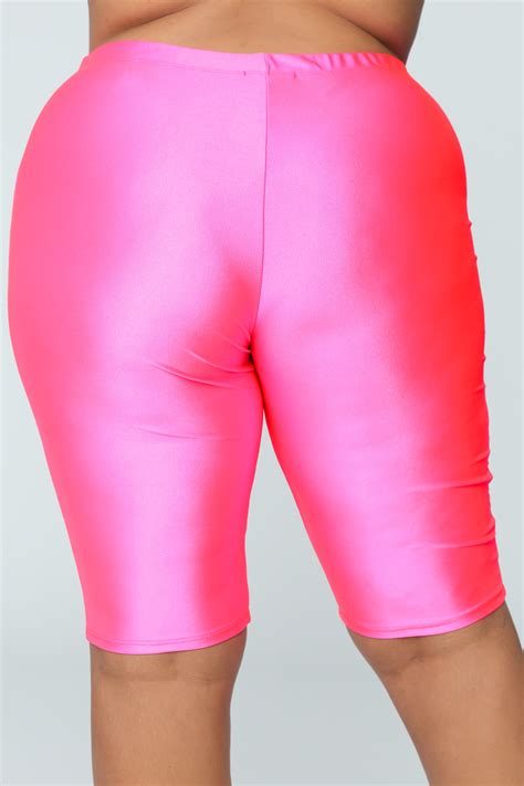 Curves For Days Biker Shorts Hot Pink