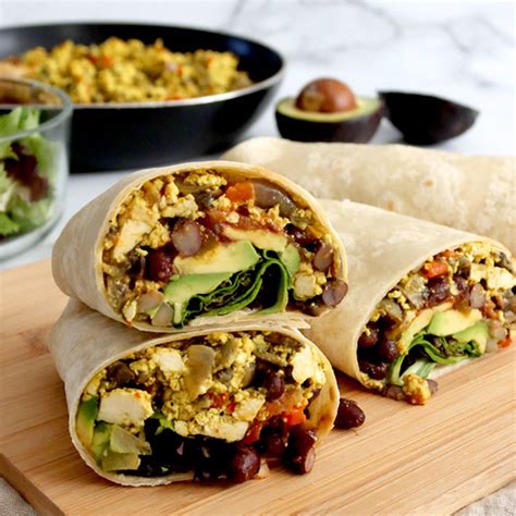 vegan breakfast burrito recipe without egg or dairy