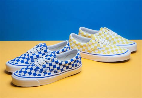 The Iconic Vans Era Checkerboard Releases In Two New Colorways