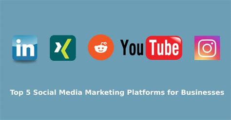 Top 5 Social Media Marketing Platforms For Businesses Grace Themes