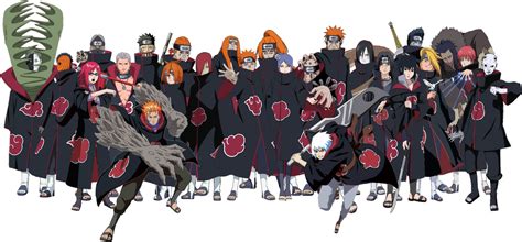 All Akatsuki Png By Davidbksandrade Akatsuki Clan Akatsuki Naruto Cute