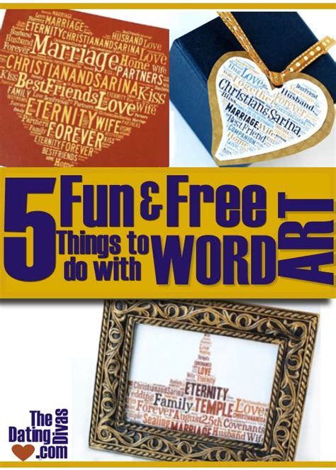 5 Fun And Free Ways To Use Word Art Word Art Free Word Art Crafts