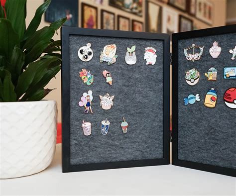 Enamel Pin Frame Display 7 Steps With Pictures Instructables