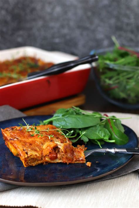Schnelle Lasagne mit Crème fraîche Spaghetti Bolognese Pasta Tandoori