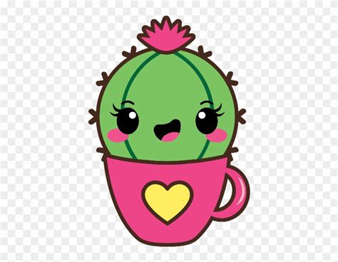 Sticker png cute watercolor emoticons with diverse feelings in doodle style set. Download Kawaii Cactus Stickers Messages Sticker-2 ...