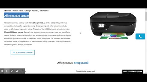There's a problem loading this menu right now. HP Officejet 3833 Driver download | software Installation ...