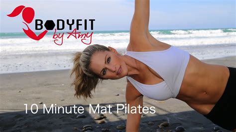 10 Minute Mat Pilates Workout For A Strong Core YouTube