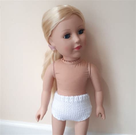Knitting Pattern Pretty Panties For Doll 18 Inch Doll Etsy
