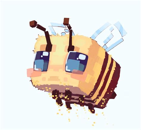 Minecraft Bees Art Board Print Ubicaciondepersonascdmxgobmx