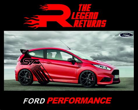 Ford Fiesta Stickers Ford Performance St Custom Street Racing Etsy Uk