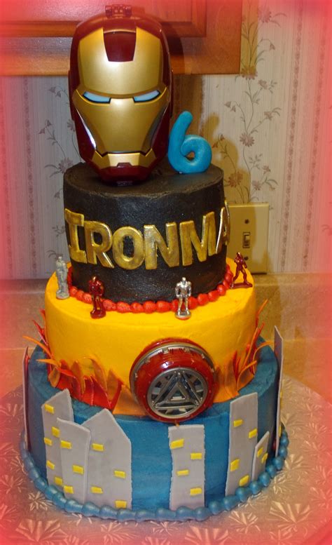 We can see these iron man birthday cake boy, iron man captain america birthday cake and iron man birthday cake likewise. Iron Man Cakes - Decoration Ideas | Little Birthday Cakes