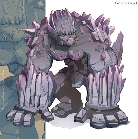 Pin By Renaud Gu Non On Golems Monster Concept Art Cute Fantasy Creatures Fantasy Concept Art