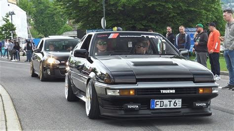So we finally talked elliott into bringing out his beloved ae86 !!the toyota / trueno ae86 is one of those cars that you just have to stop and look at it. TUNED Toyota AE86 Trueno at Wörthersee - Loud Exhaust ...