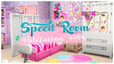 Speed Room Habitacion Para Niña Los Sims 4 Youtube