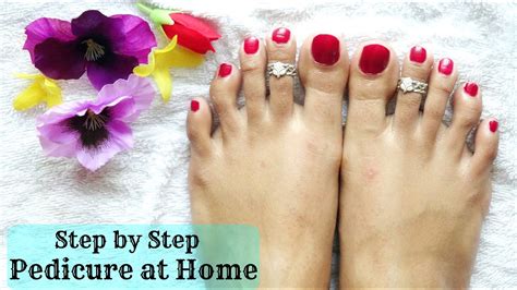 How To Do Pedicure At Home Step By Step Procedure Sensationalsupriya Youtube