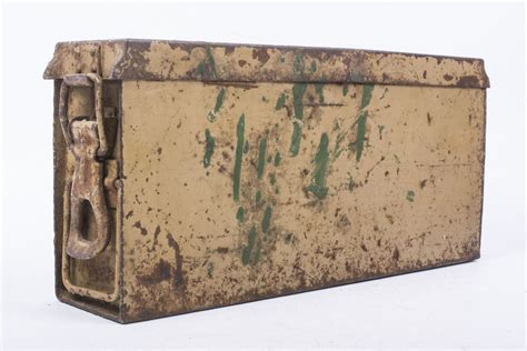 Steel Mg34 Mg42 Ammunition Box With Camouflage Paint Fjm44
