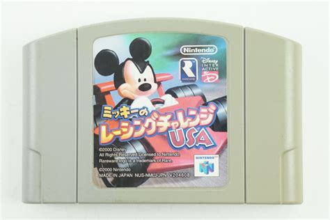 Mickeys Racing Challenge Usa N64 Nintendo 64 From Japan 4902370505146