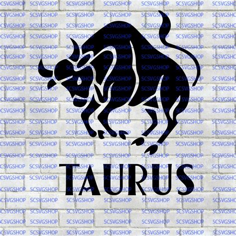 Taurus Svg Zodiac Svg Zodiac Sign Svg Cut File For Cricut Etsy