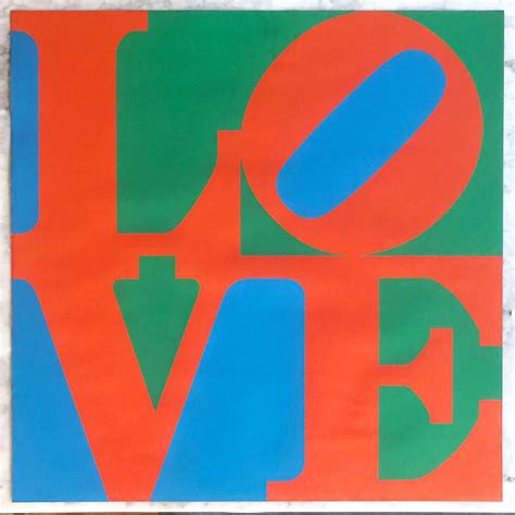 1967 Screen Print Love By Robert Indiana Chairish Drexel Dresser Pop Art Artists Sidewalk