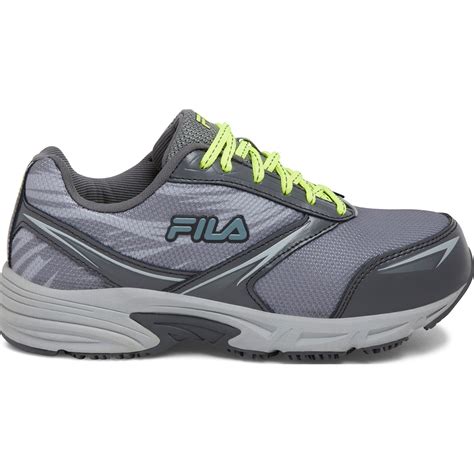 The really cool thing about this company is. FILA Memory Meiera 2 Women's Gray Composite Toe Work ...