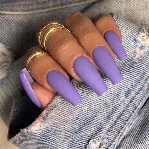 pieces lavender press  coffin nails etsy purple acrylic nails lavender nails purple nails