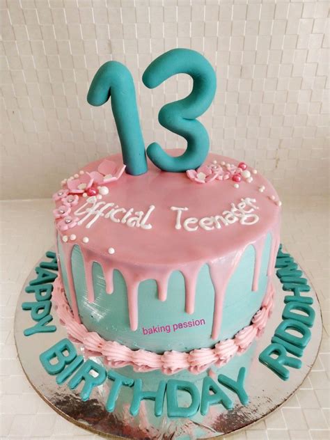 Official Teenager Cake Birthday Cakes For Teens Pretty Birthday Cakes 13th Birthday Cake For