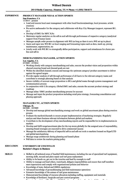 Sports Management Resume Template