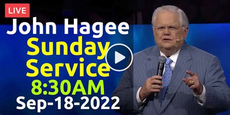 Watch John Hagee And Matt Hagee September 18 2022 Live Stream 830am