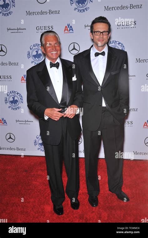 Los Angeles Ca October 25 2008 George Hamilton And Son At The 2008 Carousel Of Hope Ball At