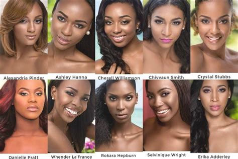 miss universe bahamas 2016 meet the finalists