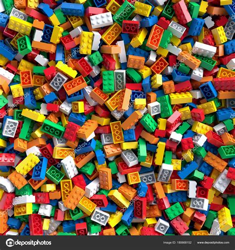 Colored Toy Bricks Background Stock Photo By ©3dkot 180668152